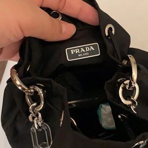 Authentic PRADA wristlet pouch
